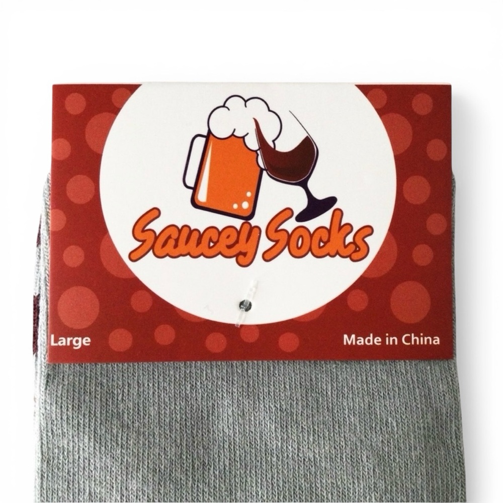 SAUCEY SOCKS “Please Bring Me a Beer” Knee‑Highs – Size L – NWT - Picture 11 of 14